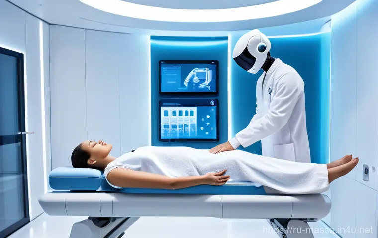 스포츠마사지사와 관련된 법적 이슈 - "A bright, clean professional massage clinic. In the foreground, a male sports massage therapist, we... 스포츠마사지사와 관련된 법적 이슈 - "A bright, clean professional massage clinic. In the foreground, a male sports massage therapist, we...